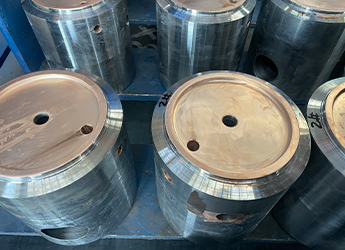 Plunger inner end face copper-tin alloy unpolished condi